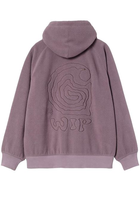 hooded helix sweatshirt man palisander CARHARTT WIP | I0355983GX.XX